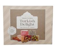Traditional Turkish Delight Assorted Fruit Flavours & Mixed Nuts - Sweet Treats from Turkey,Box of Delicacies