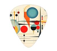 Traditional vector art Guitar paddles, bass guitar, electric guitar or Hawaii four strings (12 packs, thin, medium, heavy)