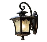 Traditional Victoria Exterior Wall Light - Die-Casting Aluminum Exterior Wall Lighting - Waterproof Wall Mount Classical Design - Wall Light Fixture for Porch, Backyard and Patio