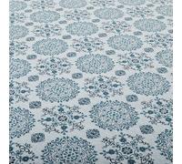 Traditional Victorian Georgian Upholstery Fabric, Blue, 10cm x 8cm Sample
