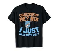 Traditional Water - Catching Net Fishing T-Shirt