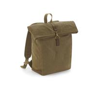 Quadra Backpack QD655 – Heritage Waxed Canvas – Desert Sand