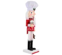 Traditional Wooden Christmas Nutcracker Soldier Figure 38cm Ornament
