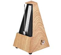 Traditional Wooden Mechanical Metronome for Piano Guitar Violin Practice Light Oak Grain