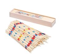 Traditional Wooden Sticks,Traditional Mikado Game,Pick Up Sticks Boxed with Instructions,Wooden Classic Game from Yesterday in Wood Boxes with Lids,Jumbo Pick Up Stickss Classic Woodens Games