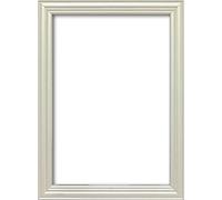 TRADITIONAL WOODEN STYLE SILVER PICTURE PHOTO FRAME HOME OFFICE WORK GIFT PRESENT 24X20