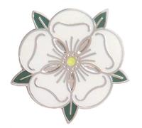 Traditional Yorkshire Rose County Flag Pin Badge