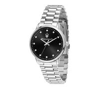Tradizione Diamond Stainless Steel Watch - male - Maserati - Watches - Gray - ONE SIZE - Accessories ONE SIZE