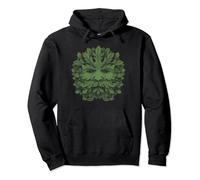 TRADTIONAL CELTIC PAGAN GREENMAN T-SHIRT Pullover Hoodie
