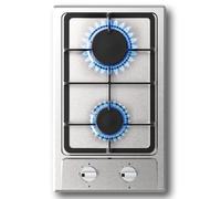 Traenvir Built-in Gas Hob, Stainless Steel 2 Burners 4.75KW with Flame Failure Device, 220-240V Built-in Cooktop
