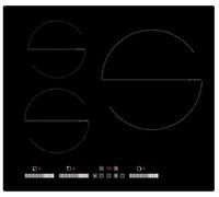 Traenvir Induction Hob 3 Zones, 60 cm Built-in, 6500 W, Induction Hob 3 Plates with Boost Function, 9-Level Power Control, Pause, Child Lock, Timer, Touch Control, 220-240 V