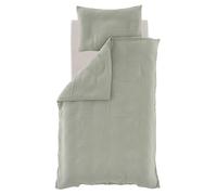 Träumeland bed linen green according to GOTS certified, 100/135 + 40/60 cm