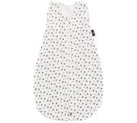 Träumeland LieEBMICH Summer Sleeping Bag Made of Tencel Design White with Grey Stars Multi-Coloured