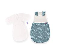 Träumeland S0102752 Sleeping Bag Set Love Teardrop Ocean Blue 3-Piece 50/56 Multi-Coloured