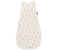 Träumeland S0300507 Summer Sleeping Bag Liebesmir Tencel Size 110 cm White with Yellow Stars Design Without Optical Brightener 250 g Multi-Coloured