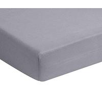 Träumeland TT04171 Tencel Fitted Sheet Dark Grey, 40 x 90 cm, Multi-Coloured