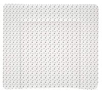 Träumeland TT80205 Changing Mat White with Grey Stars PVC Free 75 x 85 cm Multi-Coloured
