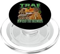 TRAF Now Read Backwards That Funny Capybara Meme Bootleg Y2K PopSockets PopGrip for MagSafe