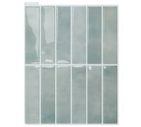 Trafagala 10 Sheet 11.43''x 9inch Sage Green Self Adhesive Stick On Peel and Stick Wall Tiles 3D Vinyl Kitchen Tile Stickers Transfers Waterproof Splashback Decals for Bathroom Wall Subway
