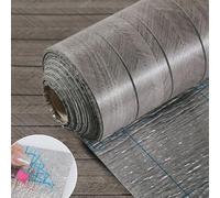 Trafagala 3mm Thick Faux Wood Panelling Wallpaper Foil Insulation 3D Foam Wall Panels Self Adhesive Wallpaper Grey Wooden Slat for Bathroom Waterproof Kitchen Living Room Bedroom Ceilings