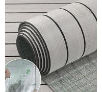 Trafagala 3mm Thick Faux Wood Panelling Wallpaper Foil Insulation 3D Foam Wall Panels Self Adhesive Wallpaper Grey Wooden Slat for Bathroom Waterproof Kitchen Living Room Bedroom Ceilings