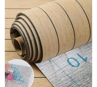 Trafagala 3mm Thick Faux Wood Panelling Wallpaper Foil Insulation 3D Foam Wall Panels Self Adhesive Wallpaper Grey Wooden Slat for Bathroom Waterproof Kitchen Living Room Bedroom Ceilings