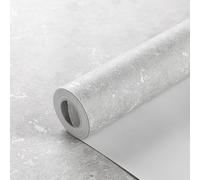 Trafagala 53cm x 950cm Light Grey Modern Concrete Effect Wallpaper Industrial Wall Paper for Bedroom Living Room Shabby Chic Ceiling Paper Removable Non-Woven Wallpaper