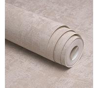 Trafagala Dusky Pink Concrete Wallpaper Shabby Chic Wallpaper Industrial Textured for Living Room Bedroom Fireplace Decorative Wall Paper Roll with Distressed Pattern Silver Glitter Metallic Detailing