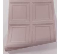 Trafagala Pink Wallpaper for Bedroom Panel Girls Wallpaper Wood Panelling Wallpapers Wall Textured Retro Tartan Neutral Art Deco for Living Room Feature Wall