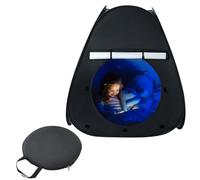Trafagala Pop Up Sensory Tent Calm Black Out Tent Sensory for Kids To Play and Relax Den | Helps With Autism, Spd, Anxiety & Improve Focus | Black Out Sensory Tents For Autistic Children 88Cm