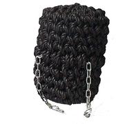 Trafalgar Marine Long Rope Button Fender For Canal Narrow Boat - Black