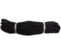 Trafalgar Marine Mooring ropes, dock lines for canal narrow boats (15 Meter x 14mm, black softline)