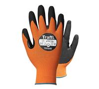 Traffi TG3240 - Ultra MicroDex Nitrile LXT Safety Glove - Cut Level B Work Glove - 10 Pairs of Size 8