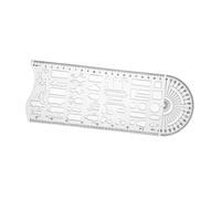 Traffic Accident Drawing Ruler Practical Project Survey Drawing Template White 28 cm