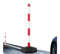 Traffic Alert Column - Crossing Sign, Safety Stack | Reflective Poster, Construction Barrier, Vehicle Access Control, Portable Signal Holder With Pon Base