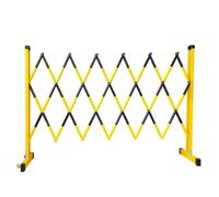 Traffic Barricade and Safety Fence - Expandable Barrier for Effective Obstacle Control in Garages, Schools, Malls and Outdoor Areas