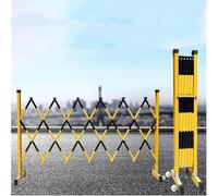 Traffic Barrier, Retractable Safety Fence with Casters, Portable Crowd Control Barrier for Effective Crowd Management at Events and Public Spaces
