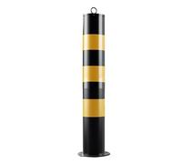 Traffic Bollard Posts for Driveway Security and Traffic Control - Removable Design for Enhanced Safety in Schools, Hospitals, and Parking Lots