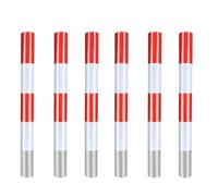 Traffic Bollards, Rustproof Waterproof Driveway Parking Bollard with Reflective Strips, Ideal for Traffic-Sensitive Areas, 1000mm Height