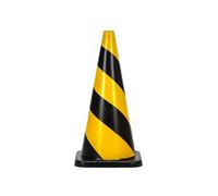 Traffic Caution Cones, 39in Delineator Post with Base, Road Safety Cone for Construction, Parking Lots, Event Management, Durable and Stable Design
