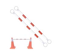 Traffic Cone Bar Expandable Safety Cone Bars Lightweight Barricade For Parking Lots Road Construction 1-12 Pcs(Red and White,2Pcs)