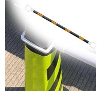 Traffic Cone Bar Yellow & Black Barrier for Safety Reflective Traffic Control Construction & Parking Use Set of 7 (Cone Not Included)