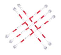 Traffic Cone Barriers, 5 Pcs Lightweight Reflective No Parking PVC Barricades, Durable Portable Road Safety Tools for Effective Traffic Control