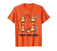 Traffic Cone Crew Construction Worker T-Shirt