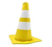 Traffic Cone Hat Halloween Parties Dress Up Hat Construction Cone Shaped Costume Accessory Felt Comfortable Fit Suitable for Men Women Kids The, yellow Dome