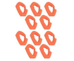Traffic Cone Ring Weight Bag Circular Design 10pcs Cloth Orange