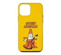 Traffic Cone Street Musician Improv Urban Funny Art Case for iPhone 12 mini
