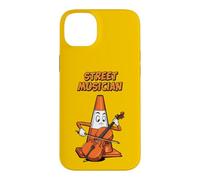 Traffic Cone Street Musician Improv Urban Funny Art Case for iPhone 14 Plus
