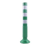 Traffic Cones 75cm - Flexible Green Traffic Control Barriers for Parking Campers Pathways & Public Areas - Durable Road Safety Markers Easy to Use