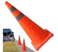 Traffic Cones - Construction Barrier for Road Visibility, Parking Management with Easy Storage Function, Training Cone for Street School Use Kids Soccer Practice Equipment, 11.81 Inch